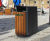 Arca dual compartment round litter bin 3