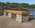 Elements® seat and bench - gabion supports 6
