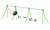 Modular Swing Set - metal playground swing frame for custom seat options 11