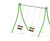 Modular Swing Set - metal playground swing frame for custom seat options 12