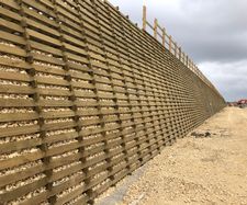 Permacrib timber crib retaining wall system