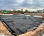Drainage strategy mitigates flooding for Porsche car dealership