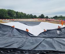 Reinforced and geosynthetic clay liners for ponds, lakes and reservoirs