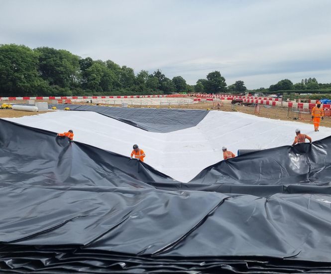 Reinforced and geosynthetic clay liners for ponds, lakes and reservoirs