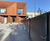 Waste / recycling bin stores and railings for primary school 2