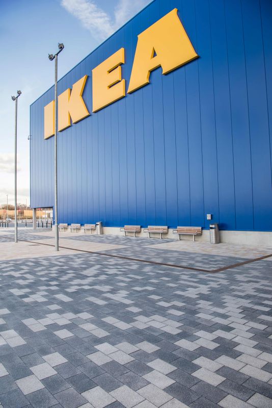 Images for Block and tactile paving for new IKEA store - Sheffield