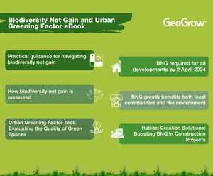 GeoGrow launches new Biodiversity and Urban Greening Factor eBook