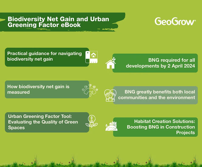 GeoGrow launches new Biodiversity and Urban Greening Factor eBook