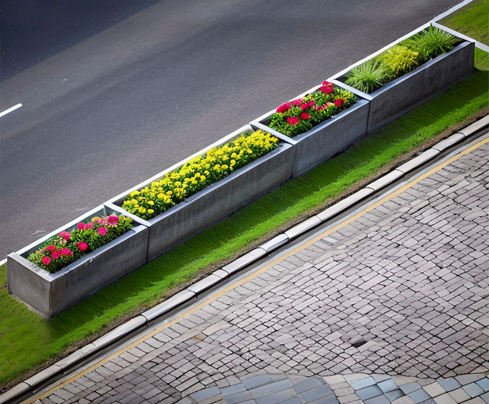 Images for Bespoke steel planters for public realm