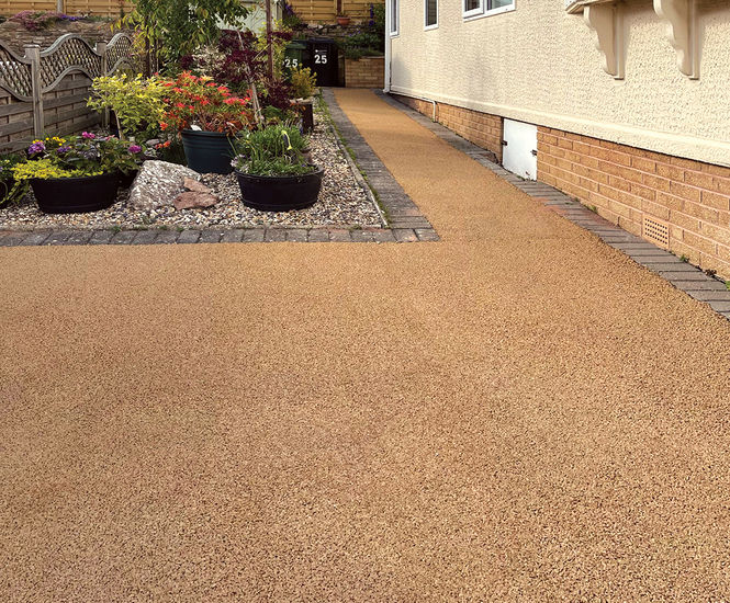 Natratex Cotswold surfacing transforms gravel drive