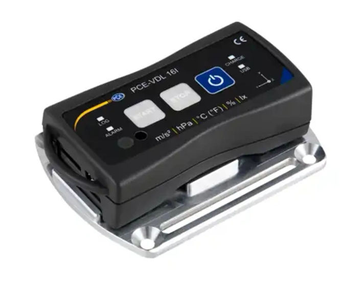 PCE-VDL 16I data logger for machine vibration monitoring