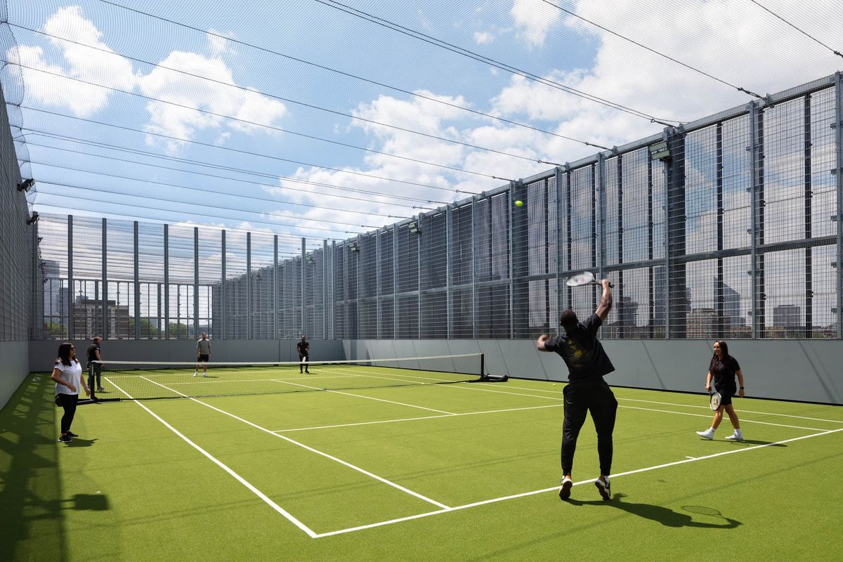 Images for Sports fencing for rooftop MUGA at award-winning leisure centre