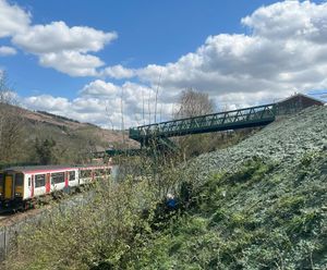 Hydroseeding stabilises steep rail embankment