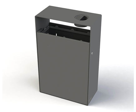 Eight Bin Steel Litter Bin By LAB23