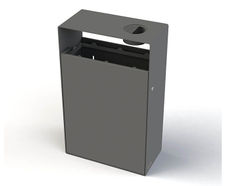 Eight Bin Steel Litter Bin By LAB23