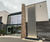 Aquaveil 6.6m-high illuminated water wall for residential facade 5