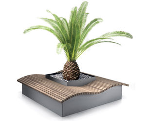 Quaddy planter and seating unit by LAB23