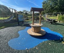 Natural aesthetics and durable materials transform playground