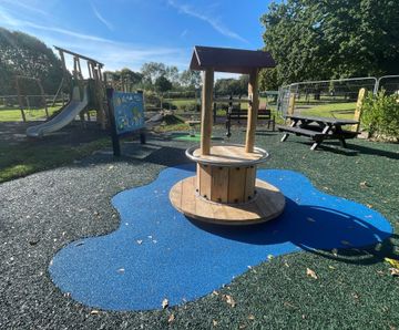 Natural aesthetics and durable materials transform playground