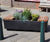 Dover 74028 - recycled plastic planter with integrated seating 2
