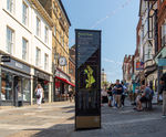Removable, updatable wayfinding signage for Windsor town centre