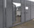 Italia and Delta steel louvred bin stores 11