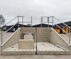 Factory fitting accessories to our precast concrete headwalls