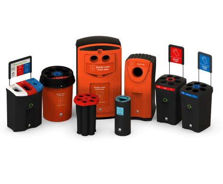 Leafield Cup Bin Recycling Range