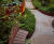 Curved planters with integrated seating, Westminster Fire Station 5