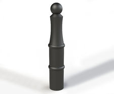 ASF 125 recycled cast iron bollard