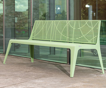 Benkert Chalidor 800 - contemporary stainless steel seating