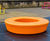 Orange Loop Circle illuminated benches - Quayside, Newcastle 1