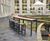 Bespoke outdoor courtyard furniture - University of Manchester 1