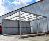 Bespoke valet and car wash canopy for Bravo Auto car dealership - on this page