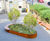 Bespoke corten planter bench and seating for school entrance 0