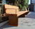 Bespoke corten planter bench and seating for school entrance 6
