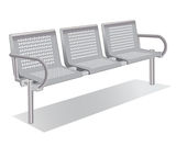 ASF 6005 3-gang stainless steel seat - on this page