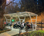 Cycle parking and motorcycle shelters for Coulsdon South Station
