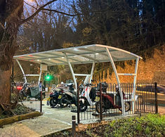 Cycle parking and motorcycle shelters for Coulsdon South Station