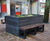 Recycled plastic planters with bench seating 3