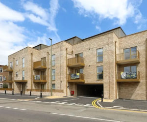 Balustrades improve the look of high street building - Addlestone