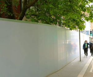 HoardSafe - site hoarding panels, composite recycled plastic