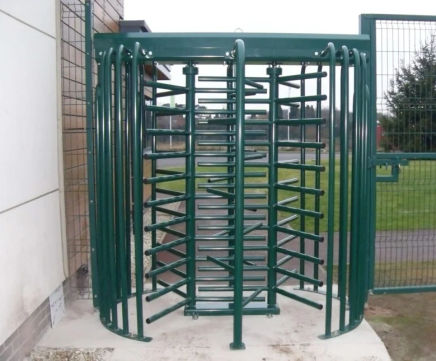 PedMaster Double - double full height pedestrian turnstile system