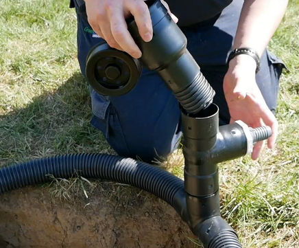 RootRain Auto-Irrigation Adapter - pvc pipe connector for tree watering