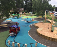 Installation of 800m² of playground surfacing for Normanby Hall