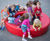 Loop Circle polyethylene bench 2