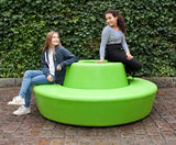 Loop Cone - recycled polyethylene multipurpose seat backrest / planter - on this page