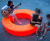 Loop Light illuminated indoor seating 2