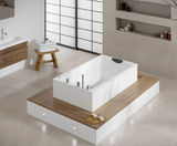 Yasahiro Deep Soaking Tub - compact acrylic Japanese-style bath - on this page