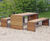 Linares - contemporary timber and steel outdoor seating and table range 0
